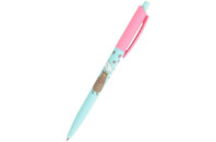 Ручка шариковая Axent автоматическая Lovely rain, синяя (AB1090-34-A)