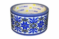 Скотч Buromax Вышиванка 48 мм х 35 м Синяя (BM.7007-68)