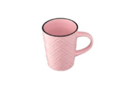Чашка Ardesto Relief 320 мл Pink (AR3474P)