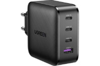 Зарядное устройство Ugreen CD224 65W USB + 3xType-C PD GaN Charger (Black) (70774)
