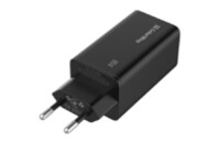 Зарядное устройство ColorWay GaN3 Pro Power Delivery (USB-A + 2 USB TYPE-C) (65W) (CW-CHS039PD-BK)