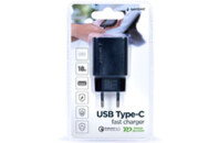 Зарядное устройство Gembird USB-A + USB-C (PD 18W + QC3.0 18W) (TA-UQC3-03)