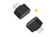 Переходник USB to MicroUSB AC-050 2 pcs XoKo (XK-AC050-BK2)