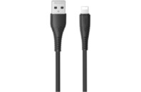 Дата кабель USB 2.0 AM to Lightning PD-B85a Black Proda (PD-B85i-BK)