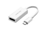 Переходник USB-C to DisplayPort Adapter MM130 white Ugreen (40372)
