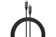 Дата кабель USB Type-C to Type-C 2.0m 100W E-Mark Chip Nylon Vinga (VCPCTC100BK2)