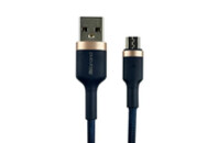 Дата кабель USB 2.0 AM to Micro 5P 1.0m MI-71 2.4A Navy Blue Mibrand (MIDC/71MNB)