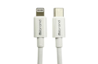Дата кабель USB-C to Lightning 1.0m MI-17 5A Lightning White Mibrand (MIDC/17TLW)