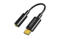 Переходник USB-C to 3.5m stereo-audio (CDLA) Choetech (AUX003-BK)