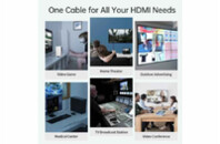 Кабель мультимедийный HDMI to HDMI 2.0m V.2.1 8K 60Hz HDR10 HLG 48Gbps YUV 444 Choetech (XHH-TP20)