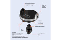 Универсальный автодержатель ColorWay AutoSense Wireless Charger 2 15W Black (CW-CHAW036Q-BK)
