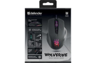 Мышка Defender Wolverine GM-700L RGB USB Black (52700)