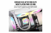 Кулер для корпуса Corsair AF120 RGB Elite White (CO-9050157-WW)
