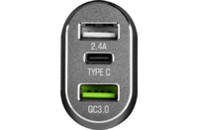Зарядное устройство Modecom 3xUSB 2.4A QC3.0+USB+Type C Port CU2C1-07 (ZT-MC-CU2C1-07)