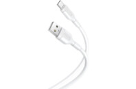 Дата кабель USB 2.0 AM to Type-C 1.0m NB212 2.1A White XO (XO-NB212c-WH)