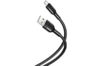 Дата кабель USB 2.0 AM to Micro 5P 1.0m NB212 2.1A Black XO (XO-NB212m-BK)
