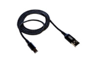 Дата кабель USB 2.0 AM to Type-C 2.0m NB143 Braided Black XO (XO-NB143C2-BK)