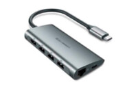 Концентратор Ugreen USB3.0 Type-C to USB 3.0x3/HDMI/RJ45/SDTF/PD CM121 (50538)