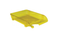 Лоток для бумаг Economix горизонтальный пластиковый, лимонный (E31801-25)