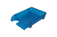Лоток для бумаг Economix оризонтальный Компакт, синий пластик (E80604)