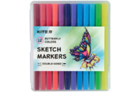 Художественный маркер Kite Скетч маркеры Butterfly, 12 цветов (K22-044-2)