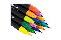 Фломастеры Maxi кисточки REAL BRUSH акварельные, 24 цвета, линия 0,5-6 мм (MX15230)