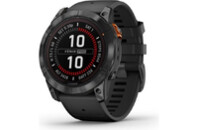 Смарт-часы Garmin fenix 7X Pro Sol, Slate Gray Stl w/Black Bnd, GPS (010-02778-01)