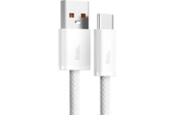 Дата кабель USB 2.0 AM to Type-C 1.0m 5A White Baseus (CALD000602)