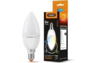 Лампочка Videx LED з регулюванням колірності C37eC3 6W E14 220V (VL-C37eC3-0614)