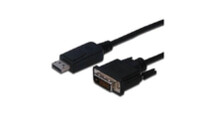 Кабель мультимедийный Display Port to DVI 24+1pin, 2.0m Digitus (AK-340301-020-S)
