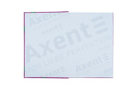 Книга записная Axent Leopard А4 в твердом переплете 96 листа клетка, розовая (8422-555-A)