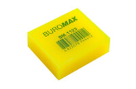 Ластик Buromax NEON, прямоугольная 40x35x14 мм, мягкий пластик, ассорти цветов (BM.1123)