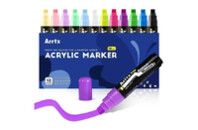 Художественный маркер Arrtx акриловые AACM-0510-12A, 12 цветов (LC303274)
