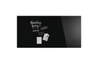 Офисная доска Magnetoplan стеклянная магнитно-маркерная 2000x1000 черная Glassboard-Black (13409012)