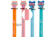 Ручка шариковая Yes Cute owl автоматическая 0,7 мм синяя (412007)