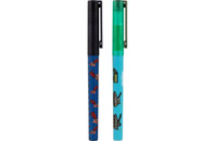 Ручка шариковая Yes 8bit UA Fire 0,7 мм синяя (412116)