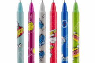 Ручка шариковая Yes Comic machines автоматическая 0,7 мм синяя (412004)