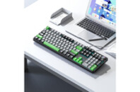 Клавиатура Aula F2088 PRO Plus 9 Green Keys KRGD Blue USB UA Black/Gray (6948391234892)