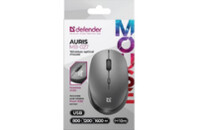 Мышка Defender Auris MB-027 Wireless Grey (52029)