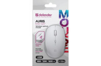Мышка Defender Auris MB-027 Wireless White (52028)