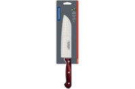 Кухонный нож Tramontina Polywood Сантоку 178 мм Червоне Дерево (21179/177)