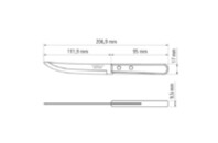 Кухонный нож Tramontina Dynamic Steak 127 мм (22321/105)