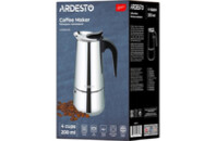 Гейзерная кофеварка Ardesto Gemini Apulia 4 чашки (AR0804SS)