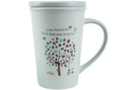 Чашка Limited Edition Tree 390 мл Блакитна (HTK-047)