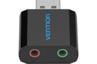 Звуковая плата Vention Audio USB 2х3,5mm jack Metal (VAB-S17-B)