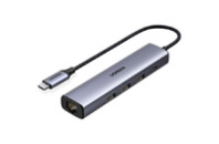 Концентратор Ugreen USB 3.0 Type-C to 3xUSB 3.0 + RJ45 1000M CM475 grey (20932)