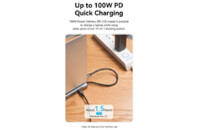Концентратор Vention USB3.1 Type-C to HDMI/VGA/USB-C/USB3.0x3/RJ45/SD/TF/TRRS 3.5mm/PD 100W 11in1 (THTHC)