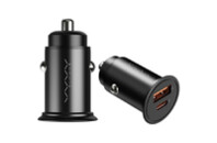 Зарядное устройство Vyvylabs Round Dot Dual Fast Charge Car Charger 65W A+C Black (VJY65B-01)