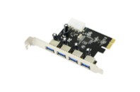 Контроллер Dynamode USB 3.0 4 ports NEC PD720201 to PCI-E (USB3.0-4-PCIE)