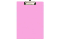 Клипборд-папка Economix A4 с прижимом и подвесом, пластик, розовый (E30156-89)